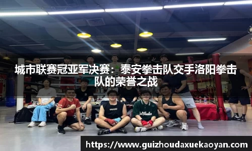 城市联赛冠亚军决赛：泰安拳击队交手洛阳拳击队的荣誉之战