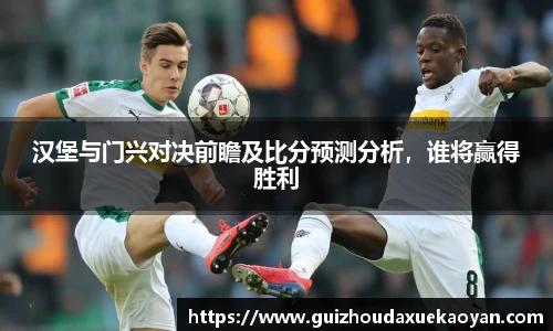 汉堡与门兴对决前瞻及比分预测分析，谁将赢得胜利